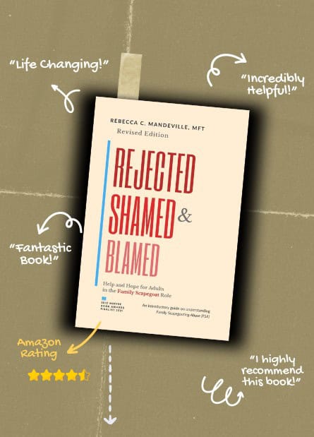 Rejected Shamed Blamed Book